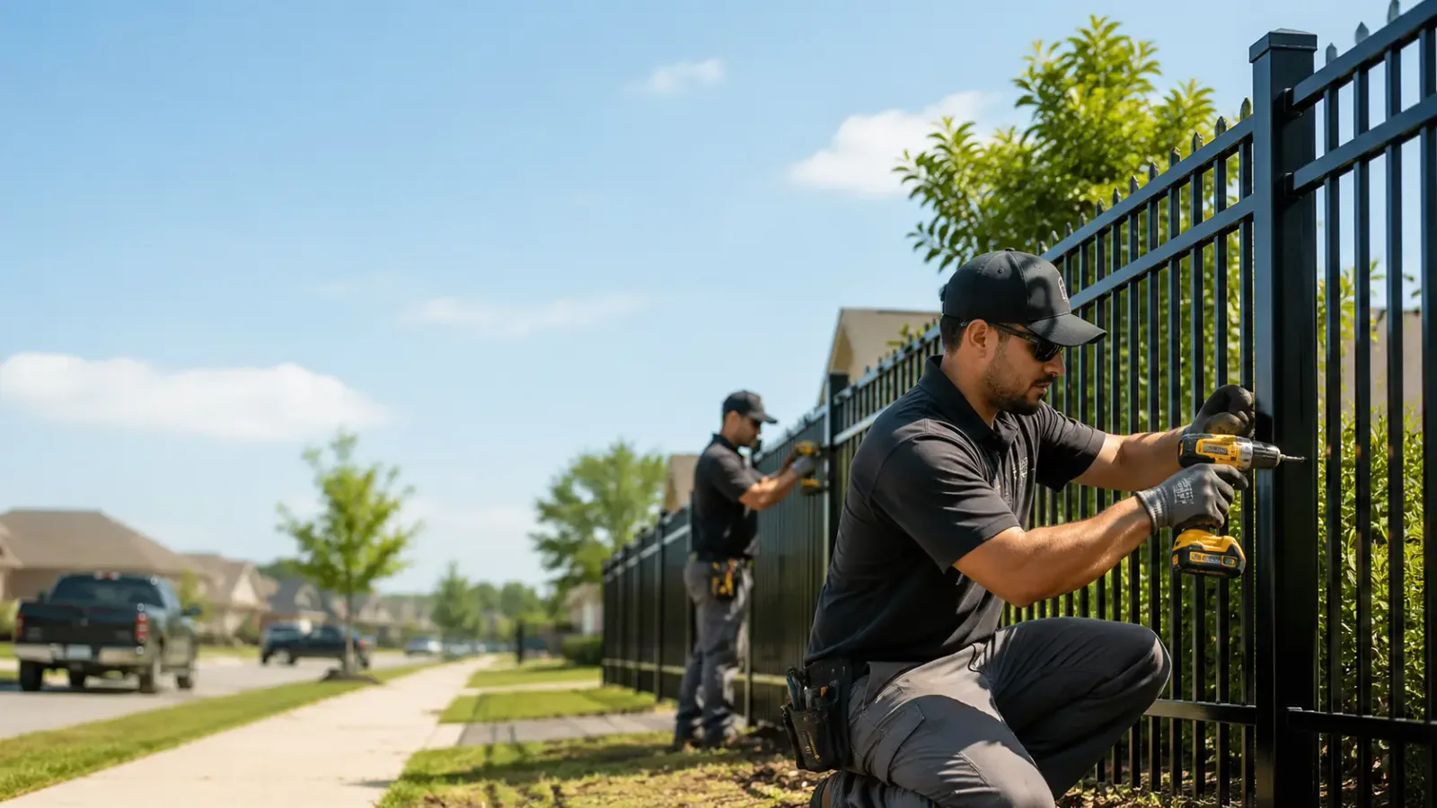 Metal Fence Installation in Louisville, MS